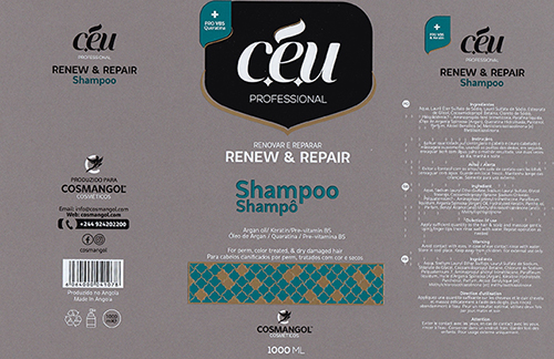 B3 Screen Printing Letterpress - Çiftsan Etiket Turkey for Céu Shampoo