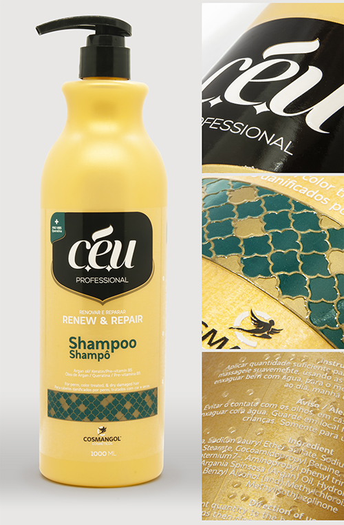 Group B Printing Processes winner Çiftsan Etiket Turkey for  Céu Shampoo