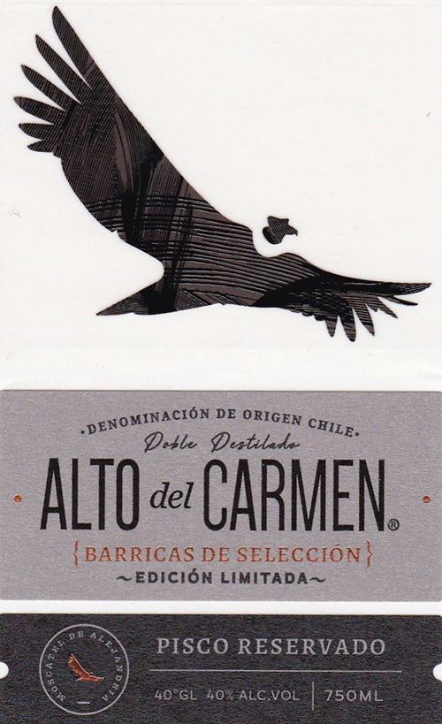 A2 Alcoholic Drinks - MCC Chile for Alto del Carmen Barricas de Selección