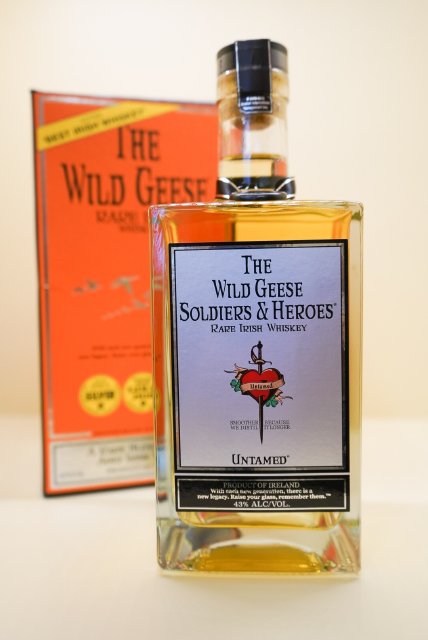 A2 Alcoholic Drinks: MCC Italy for the Wild Geese Soldiers and Heroes Rare Irish Whiskey Untamed